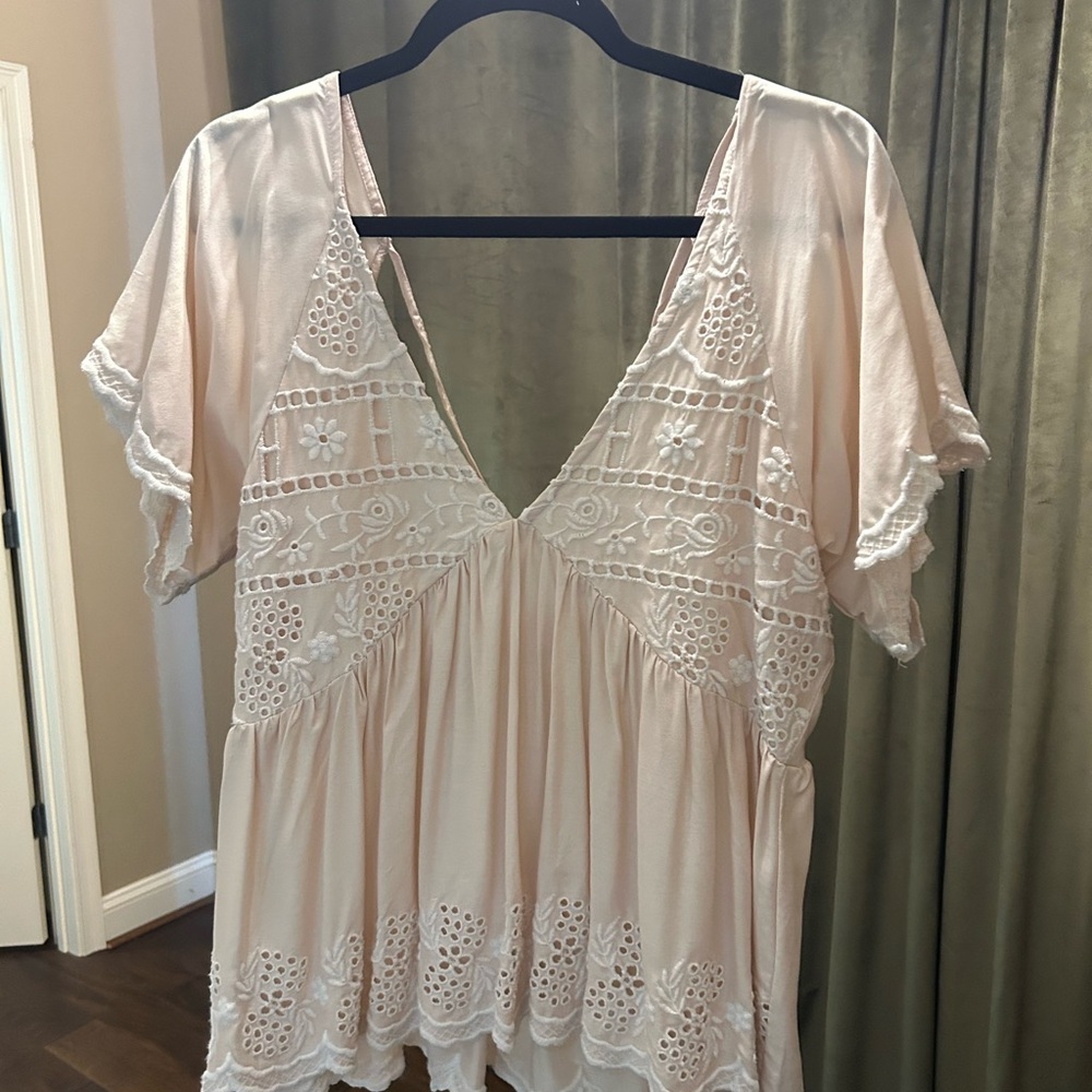 Miami Cream Lace Blouse